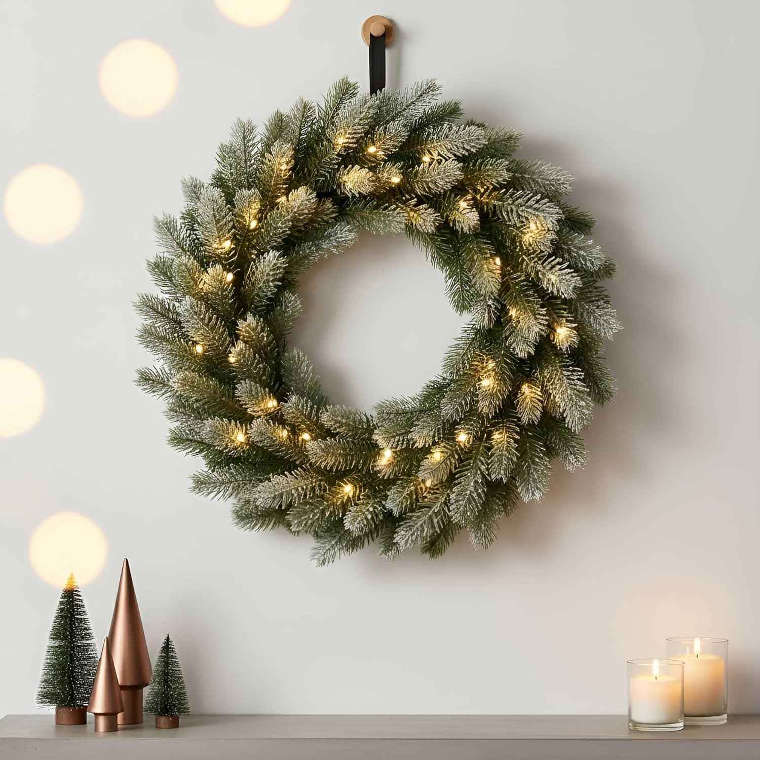 QBIS Battery Fairy Lights – Thoughtful Housewarming Gift for Her, Warm White Bedroom Decor with Timer