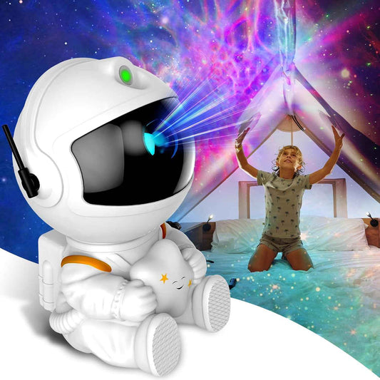 [Brand Name] Astronaut Star Projector – Thoughtful Housewarming Gift, LED Nebula Ceiling Light with Timer