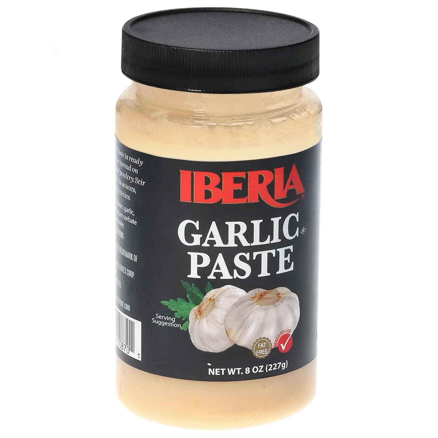 Iberia Garlic Paste, 8 Ounce – Clean Pantry Essential for Intentional Kitchens, No-Clutter Garlic Substitute