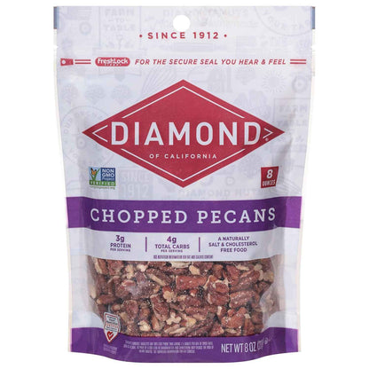 Diamond of California Chopped Pecans – Gourmet Hostess Gift for Holiday Baking, Premium Pantry Addition for Cheese Board Lovers