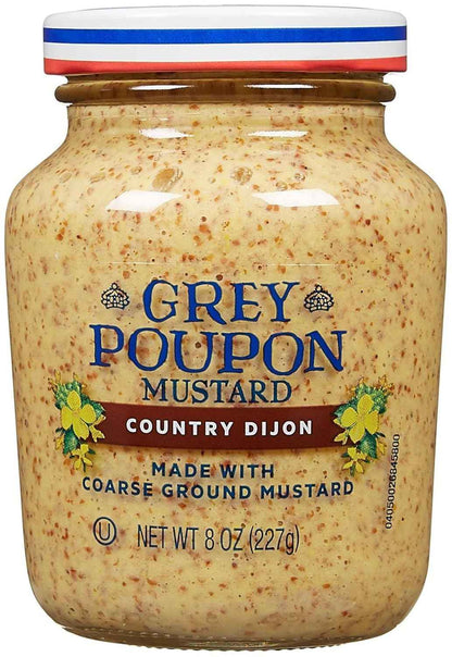 Grey Poupon Country Dijon Mustard – Gourmet Housewarming Gift for Hosts and Home Entertainers