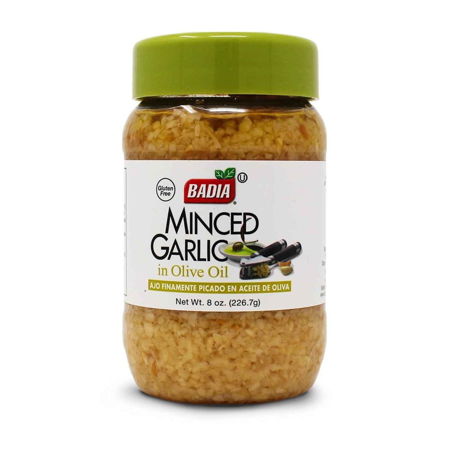 Badia Pre-Minced Garlic in Olive Oil – Compact Camping Seasoning for Outdoor Grill Stations