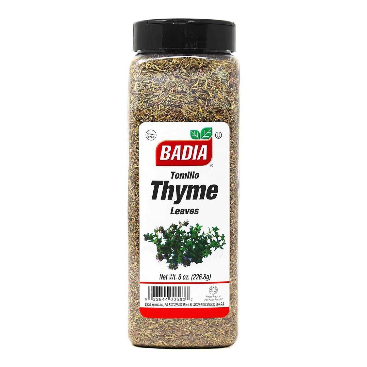 Badia Dried Thyme 8 oz Jar – Additive Free Seasoning for Wellness Focused Kitchens