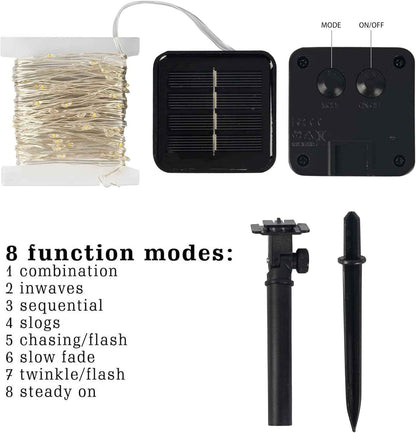 Dazzle Bright Solar String Lights – Family-Safe Nursery and Playroom Decor, No Flame No Heat