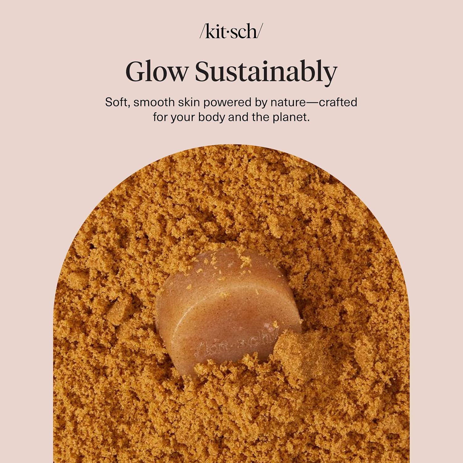 Kitsch_Exfoliating_Sugar_Body_Scrub_Bar_Soap_–_Polishing_Soap_Bar_with_Granules,_Walnut_Shell_&_Coconut_Oil_–_Hydrating_Exfoliating_Body_Scrub_for_Smooth,_Glowing_Skin_Care_–_Made_in_the_USA_-_4_oz