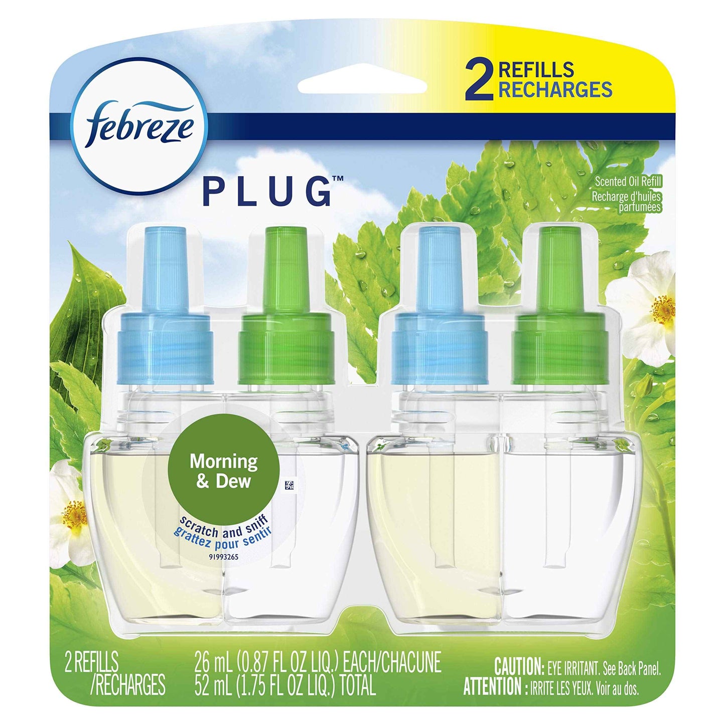 Febreze Odor-Fighting Fade Defy PLUG Air Freshener Refill