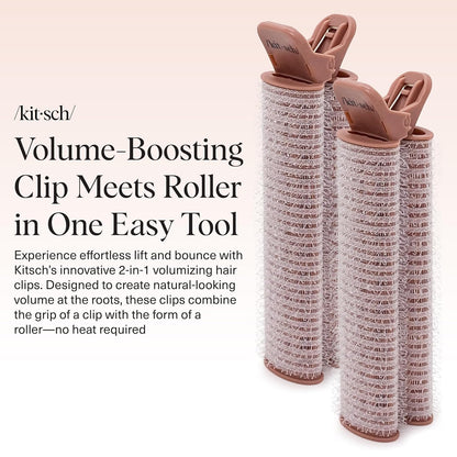 Kitsch_Volumizing_Hair_Clips_for_Women_-_Hair_Rollers_for_Volume_&_Curls_-_Volumizing_Hair_Products,_Hair_Roller_Clips_for_Effortless_Curls_That_Last_-_2pc,_Terracotta