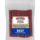 Old Wisconsin Beef Sausage Snack Sticks, Naturally Smoked, Ready to Eat, High Protein, Low Carb, Keto, Gluten Free