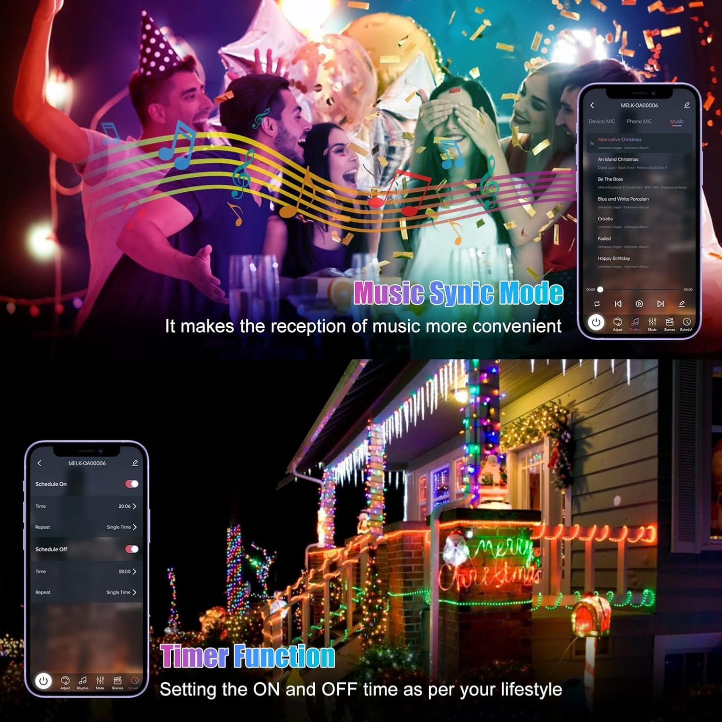 RGB_Smart_IC_String_Lights_Indoor_16FT/5M_[APP_&_Remote_Control],_50_LEDs_Multicolor_Fairy_Lights,_USB_Powered_&_IP65_Waterproof,_Music/Voice_Sync,_Fairy_String_Lights_for_Christmas,_Party