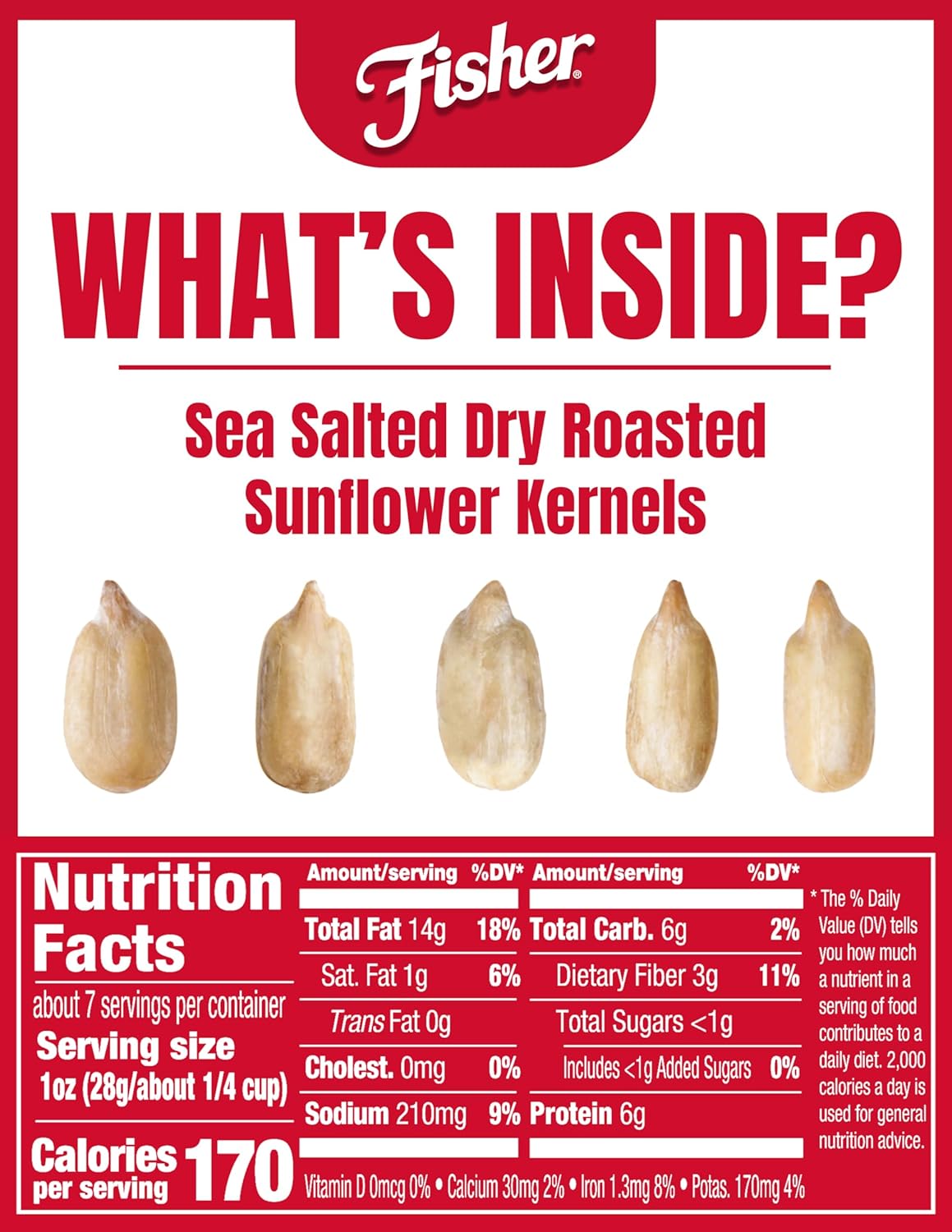 Fisher_Dry_Roasted_Sunflower_Seeds_Kernels_with_Sea_Salt,_7.25_oz,_Sunflower_Seeds_to_Eat,_Gluten-Free,_No_Sugar_Added,_Crunchy_Snacks_for_Adults,_Perfect_for_Salads,_Yogurt,_&_On-the-Go_Snacking