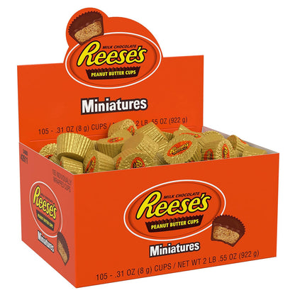 REESE'S_Miniatures_Milk_Chocolate_Peanut_Butter_Cups,_Candy_Packs,_0.31_oz_(105_Pieces)