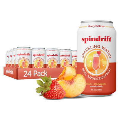 Spindrift Sparkling Water, Made with Real Squeezed Fruit, 12 Fl Oz Cans