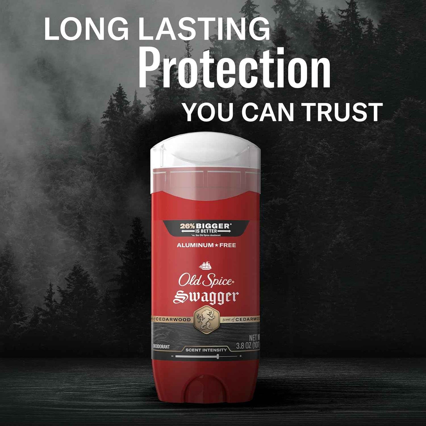 Old Spice Aluminum Free Deodorant for Men, 24/7 Protection to Eliminate Odors, 24/7 Freshness & Lasting Scent
