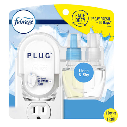 Febreze Odor-Fighting Fade Defy PLUG Air Freshener Refill