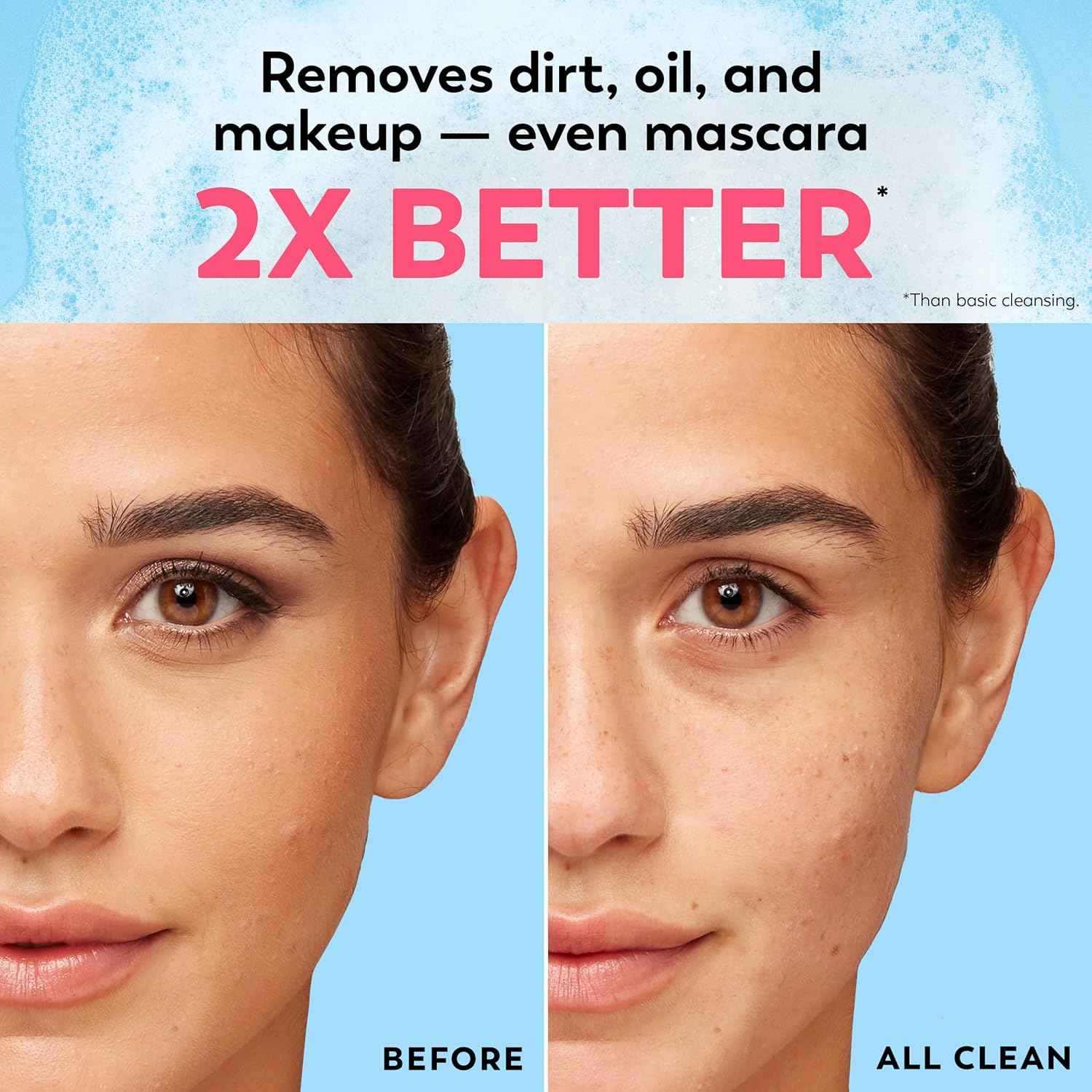 Olay Makeup Remover Wipes, Daily Facials Hydrating Face Cleanser for Normal to Dry Skin, Alcohol & Fragrance Free, Soft Face Wash Towels, Travel Essentials for Women, Convenient Dry Cloths