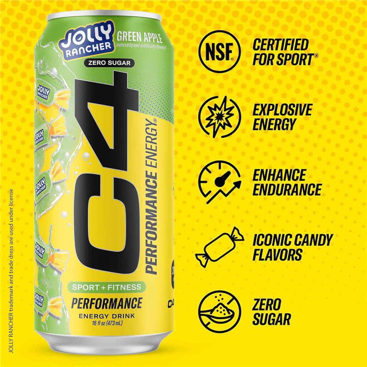 C4 Performance Energy Drink, Zero Sugar Carbonated Preworkout Energy, 200mg Caffeine with Beta Alanine