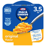 Kraft Original Mac & Cheese Macaroni and Cheese Dinner 3.5 oz Tray, Big Bowl, 3.5 oz Tray, 100 Calories per 3.5 oz serving - Carb, Pasta