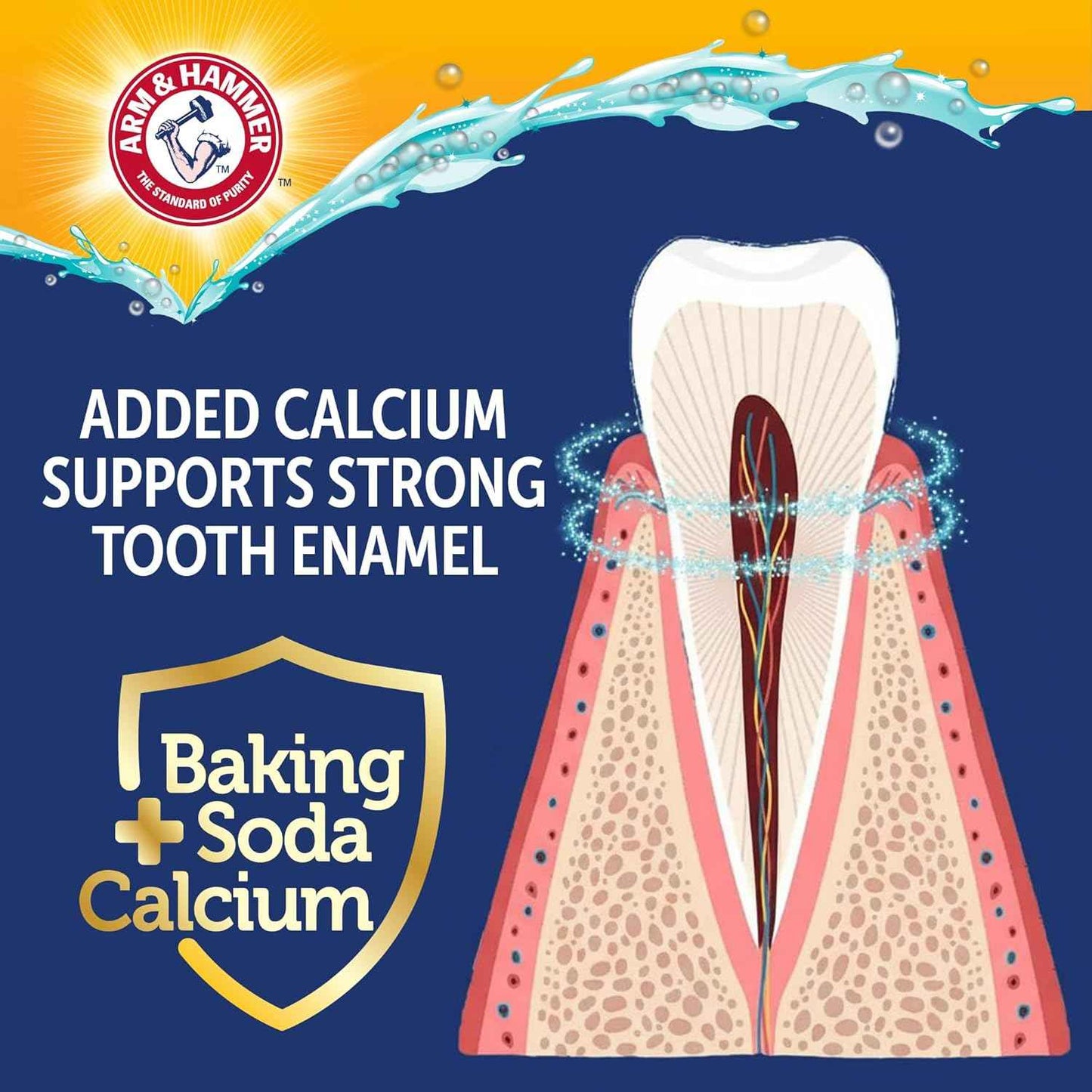 Arm & Hammer Complete Care Enzymatic Dog Toothpaste with Baking Soda and Calcium, Fluoride-Free Chicken Flavor for Plaque, Tartar, and Fresh Breath,