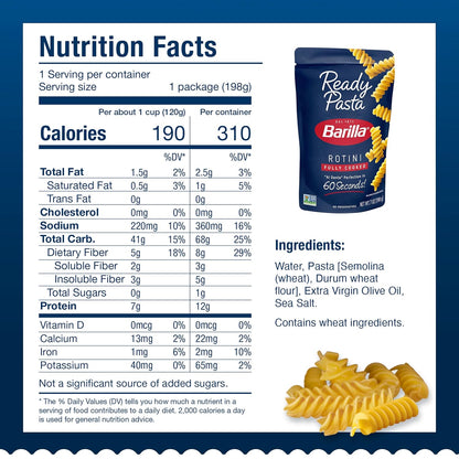 Barilla_Ready_Pasta,_Fully_Cooked_Rotini_Pasta,_Non-GMO_&_Kosher,_7_oz_(Pack_of_7)