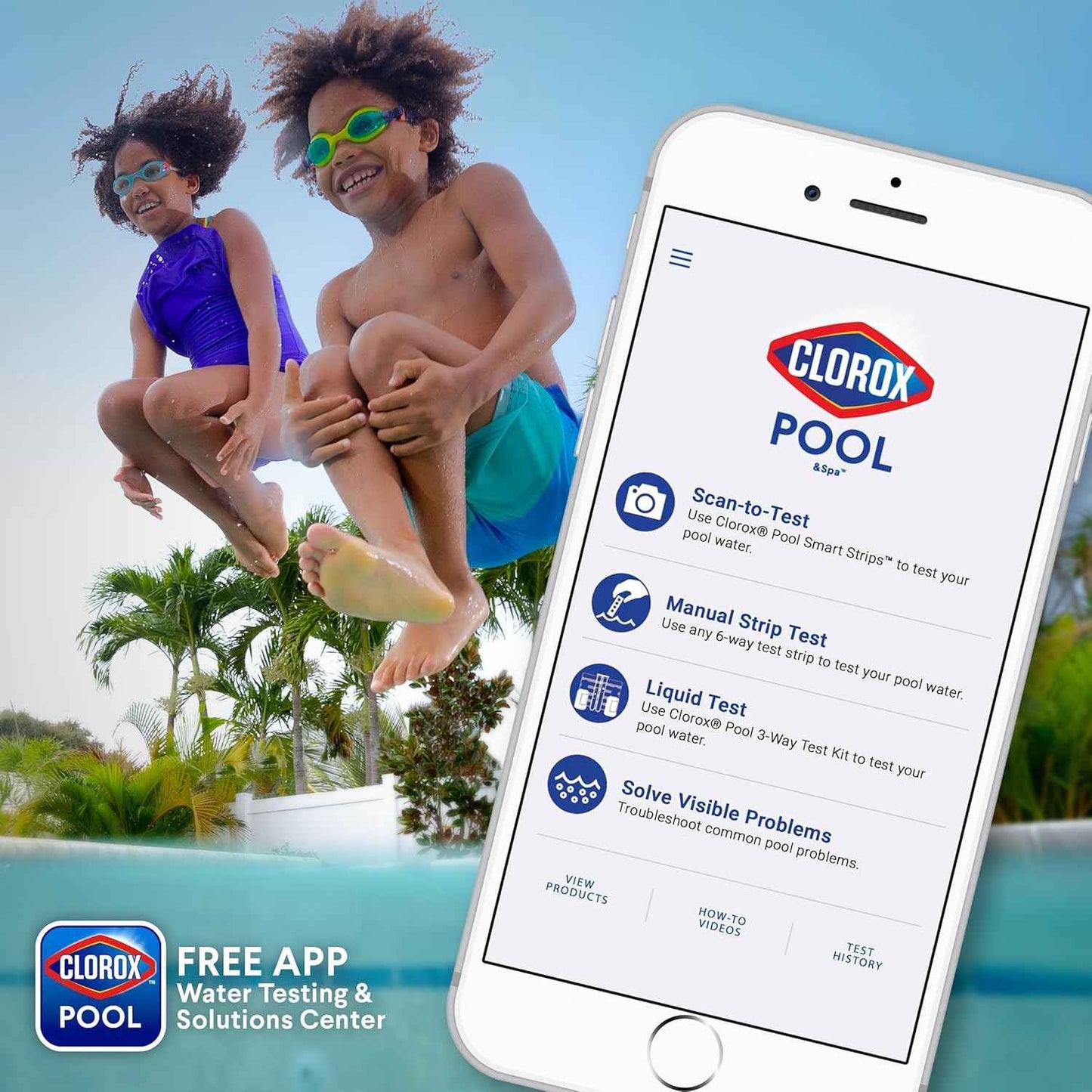 Clorox® Pool&Spa™ Swimming Pool Algaecide and Clarifier, Prevents and Treats Pool Algae, Clears Water, 128 Fl Oz (Pack of 1)