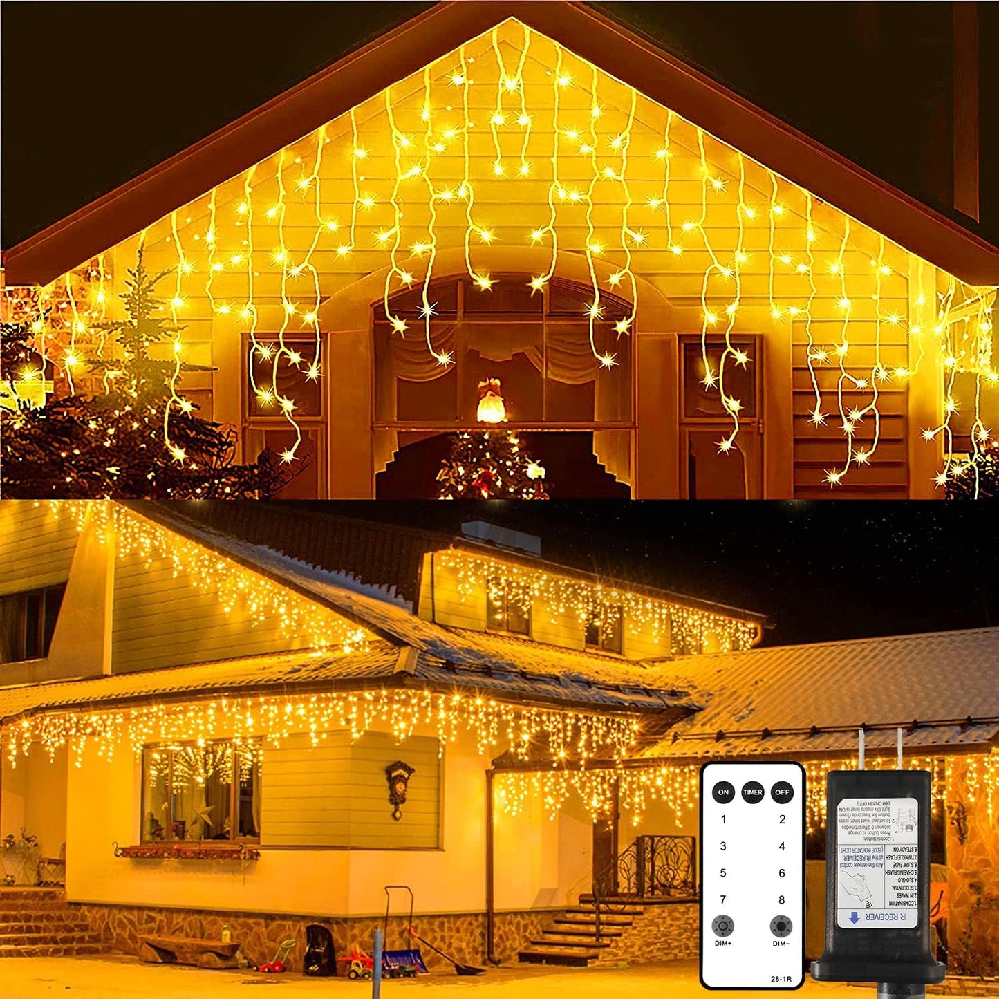 Blingstar_Icicle_Lights_Christmas_Lights_Outdoor_49.2_Ft_440_LED_Extendable_Dripping_Lights_8_Modes_Warm_White_Icecycle_String_Lights_Cascade_for_Indoor_Outside_Xmas_Holiday_House_Decor,_Clear_Wire