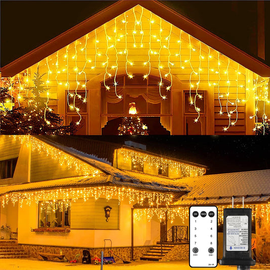 Blingstar_Icicle_Lights_Christmas_Lights_Outdoor_49.2_Ft_440_LED_Extendable_Dripping_Lights_8_Modes_Warm_White_Icecycle_String_Lights_Cascade_for_Indoor_Outside_Xmas_Holiday_House_Decor,_Clear_Wire