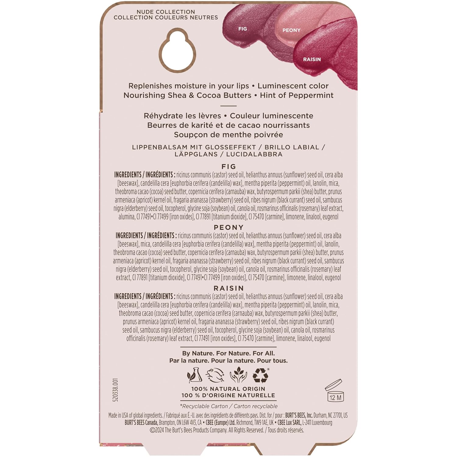 Burt's_Bees_Lip_Shimmer_Nude_Collection,_Tinted_Lip_Balm_Stick,_Moisturizing_for_All_Day_Hydration_with_Natural_Glowy_Pigmented_Finish_&_Buildable_Color,_3_Warm_Shades;_Value_Pack,_3_Tubes_x_0.09_Oz