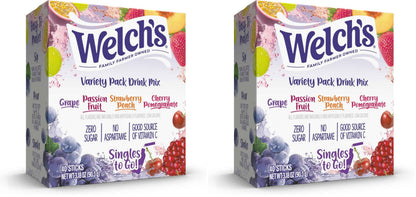 Welch's Singles To Go Water Drink Mix - Powder Sticks, 0.48 Ounce (Pack of 12)