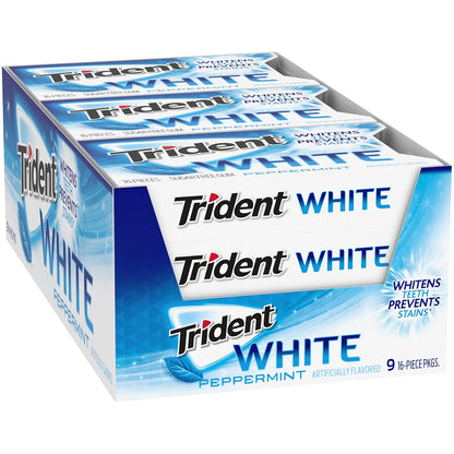 Trident_White_Peppermint_Sugar-Free_Chewing_Gum,_9_Packs_of_16_Pieces_(144_Total_Pieces)