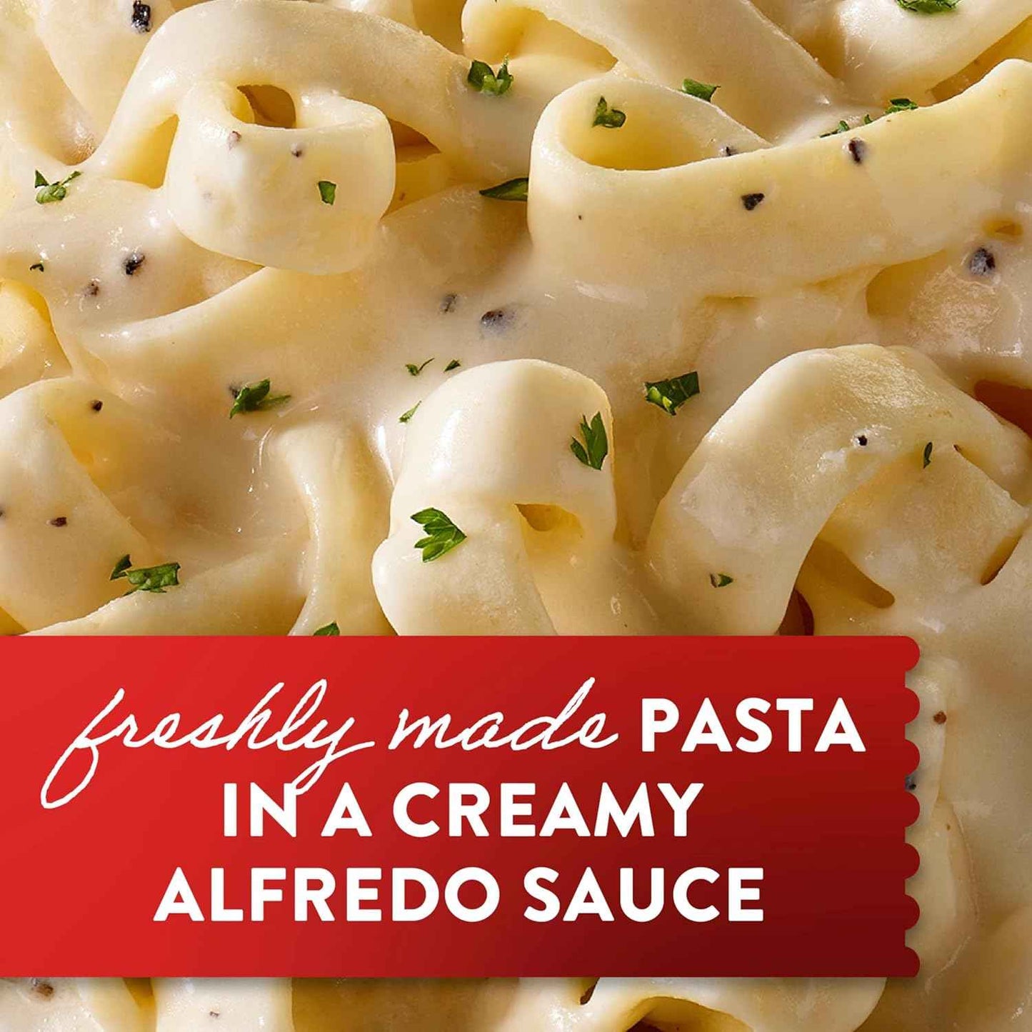Stouffer’s Fettuccine Alfredo, Single Serve, Frozen Pasta, Oven or Microwave Dinner, Single Frozen Meals