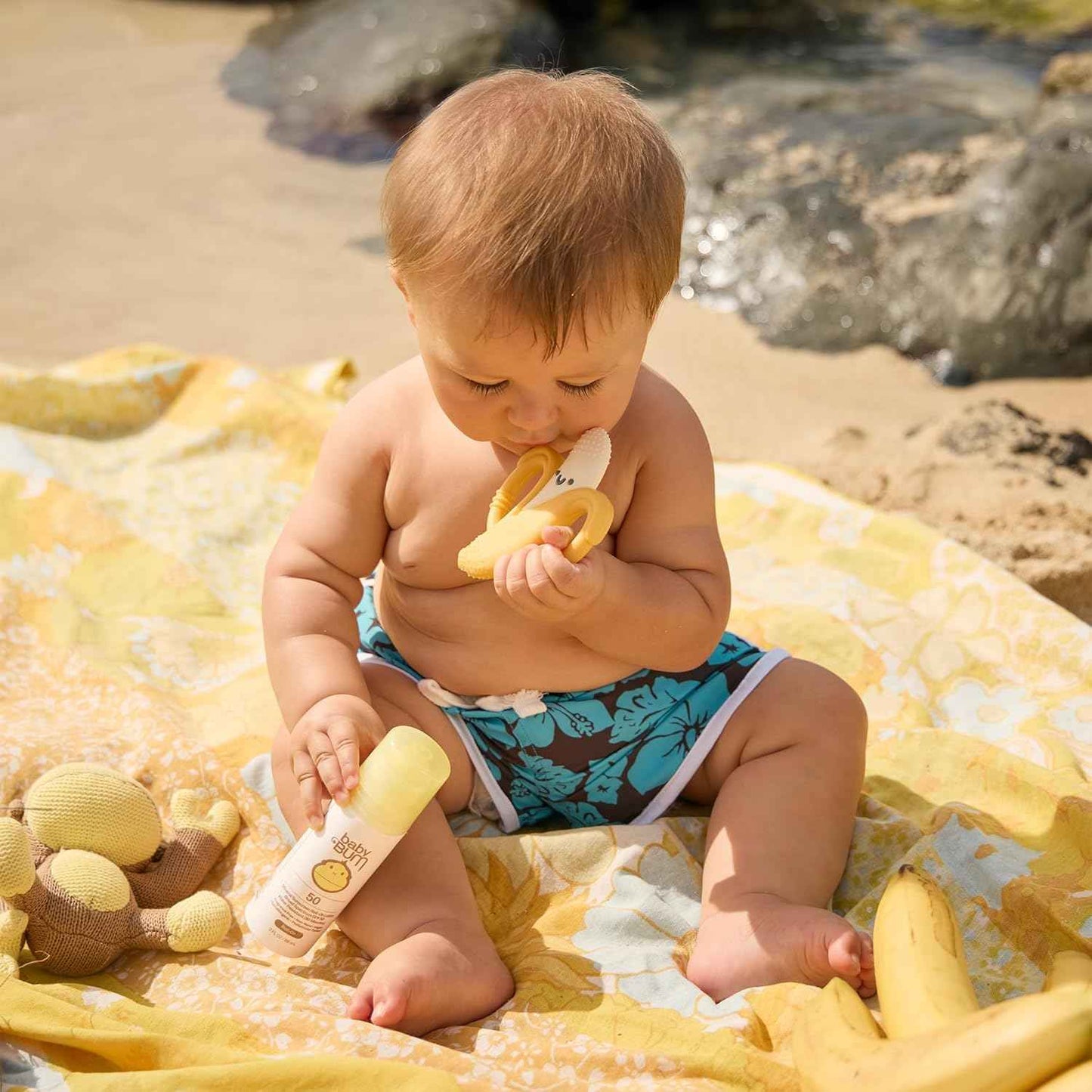 Sun Bum Baby Bum Mineral SPF 50 Roll-On Sunscreen - Vegan and Hawaii 104 Act Compliant (Without Octinoxate & Oxybenzone) - Broad Spectrum Moisturizing UVA/UVB - Travel Size - 3 oz | Mineral, Vegan, Broad Spectrum, Moisturizing, UVA/UVB