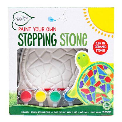 Creative Roots Paint Your Own Garden Stone, Craft Kits, Stepping Stones Kit for Kids, Ceramics to Paint, Ages 6+