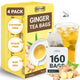 Ginger Tea - 160 Tea Bags (Pack of 4)