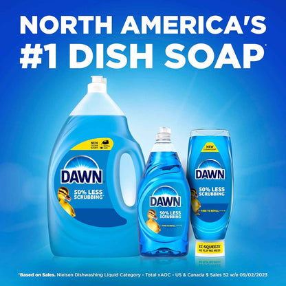 Dawn Ultra EZ-Squeeze Dish Soap, Dishwashing Liquid, Original