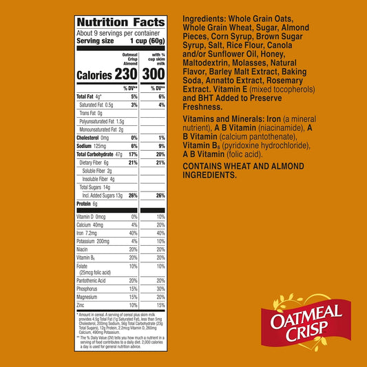 Oatmeal_Crisp_Heart_Healthy_Cereal,_High_Fiber_Cereal_Made_with_Whole_Grain,_19.7_oz