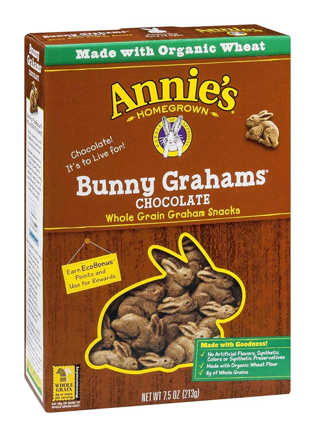 Annie's Organic Bunny Grahams Snacks, Neapolitan, 7.5 oz - Easter Day