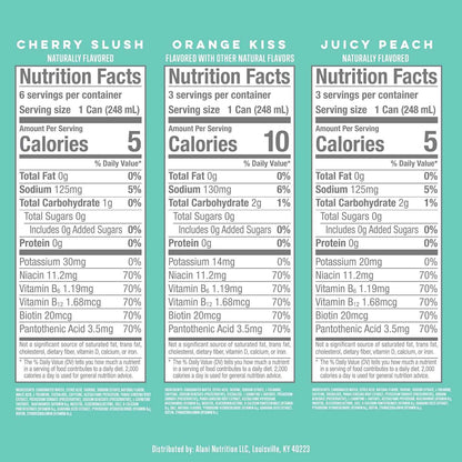 Alani Nu, Low Calorie Energy Drinks, 100mg Caffeine, Biotin, B Vitamins, Zero Sugar, 10 Calories or Less, 8 Fl Oz Cans, 12 Pack