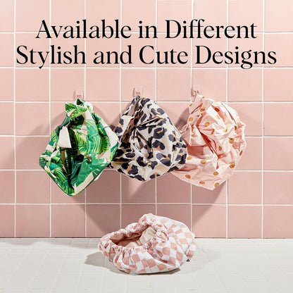 Kitsch_Luxury_Shower_Caps_for_Women_Reusable_Waterproof_-_Large_Shower_Cap_for_Women,_Non-slip,_Quick-dry_Hair_Cap_for_Long_and_Short_Hair,_Comfortable_and_Stylish_Design_-_Blush_Dot