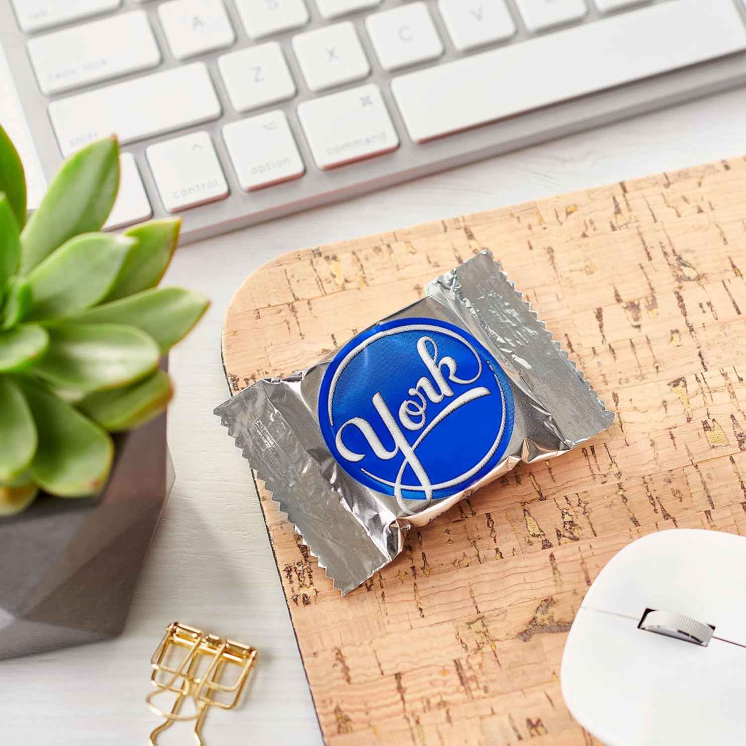 YORK Dark Chocolate Peppermint Patties, Candy Bulk Box, 84 oz (175 Pieces)