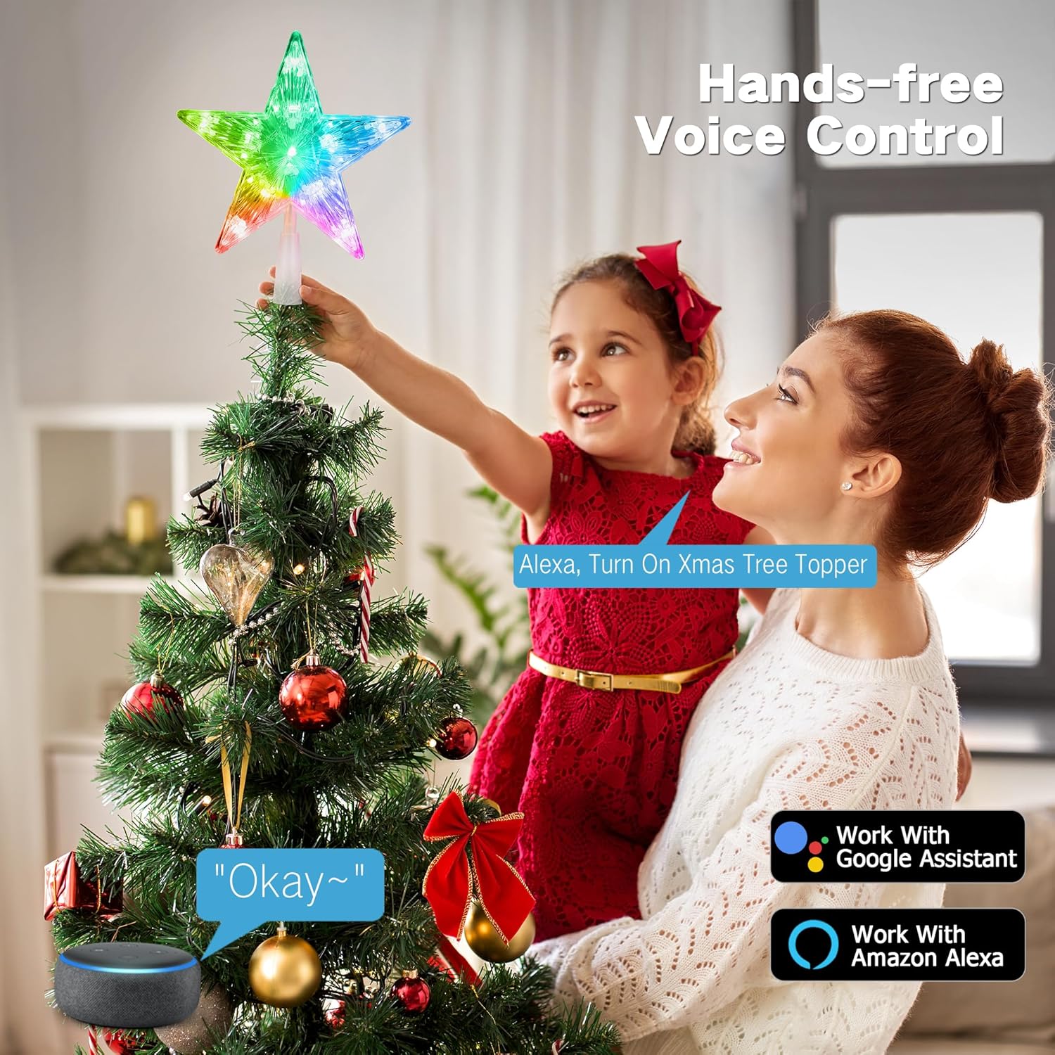 Brizled_Smart_Christmas_Tree_Topper,_7.5"_11_LED_Lighted_Star_Tree_Topper,_WiFi_Voice_Control_Xmas_Star,_App_Controlled_RGB_Color_Changing_Xmas_Treetop_Works_with_Alexa_&_Google_Home_for_Holiday_Tree