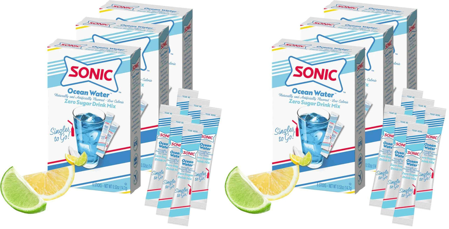 Sonic Singles to Go Powdered Drink Mix, 6 Sticks per Box