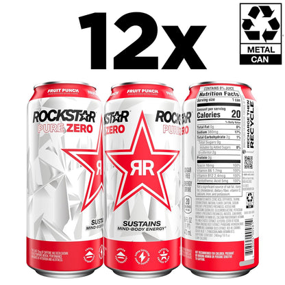 Rockstar_Pure_Zero_Energy_Drink,_Fruit_Punch,_0_Sugar,_with_Caffeine_and_Taurine,_16oz_Cans_(12_Pack)_(Packaging_May_Vary)