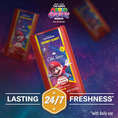 Old_Spice_Aluminum_Free_Deodorant_for_Men,_Old_Spice_x_The_Super_Mario_Galaxy_Movie,_24/7_Lasting_Freshness,_Lasting_Odor_Protection,_Smell_Super_with_Cosmic_Quest,_Star_Showers_Scent,_3.0_oz