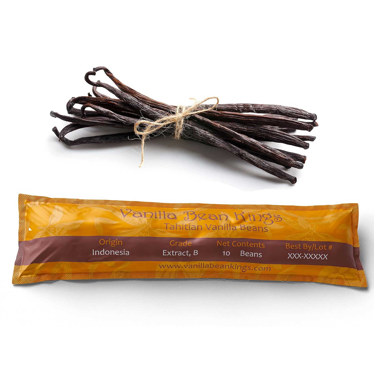 10_Vanilla_Beans_-_Whole_Extract_Grade_B_Pods_for_Baking,_Homemade_Extract,_Brewing,_Coffee,_Cooking_-_Tahitian