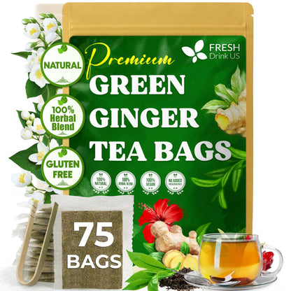 Ginger Green - 75 Tea Bags