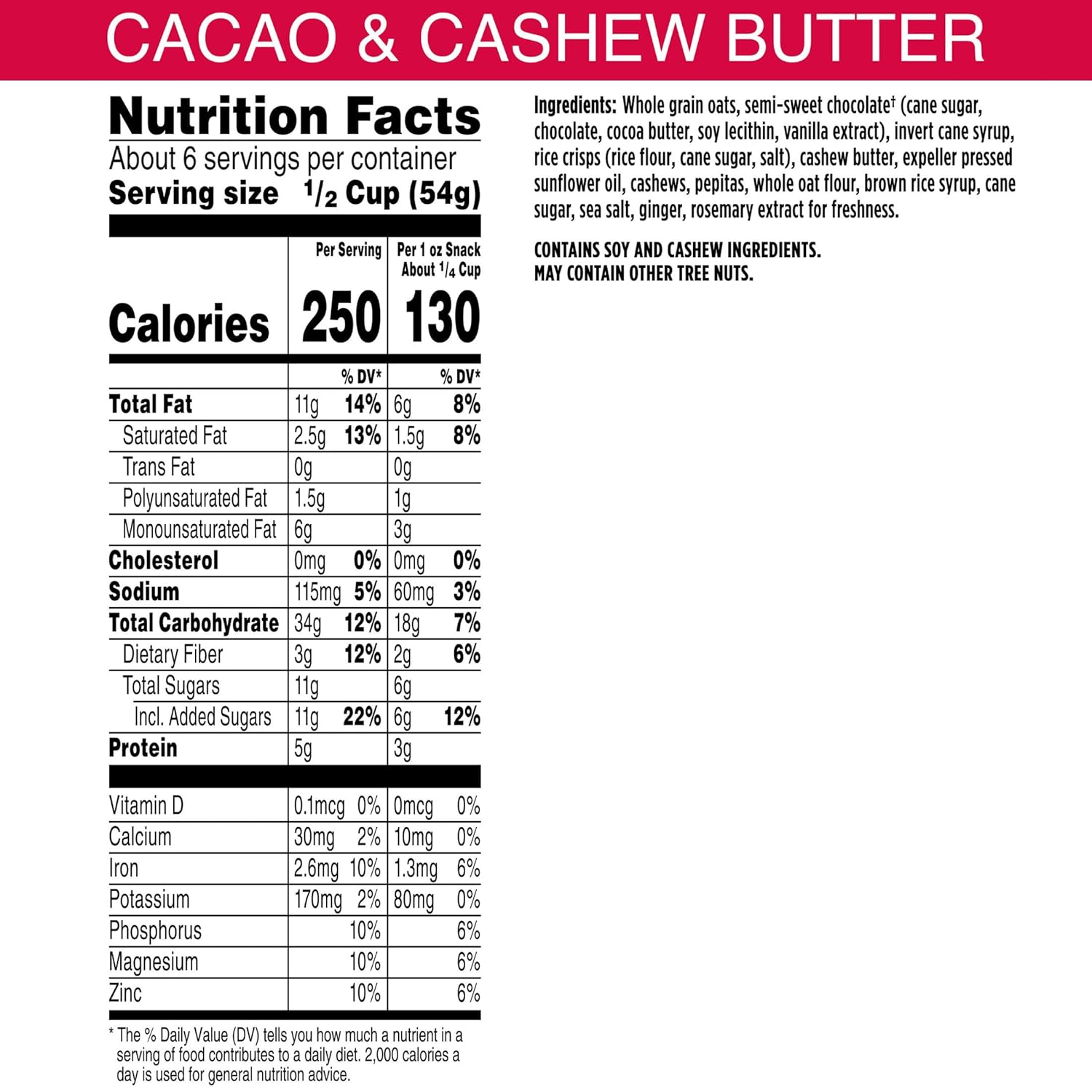 Bear_Naked_Granola_Cereal,_Whole_Grain_Granola,_Breakfast_Snacks,_Cacao_and_Cashew_Butter_Crunch_(3_Bags)