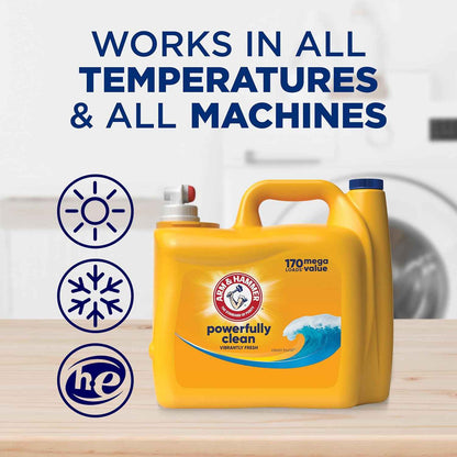 ARM & HAMMER Liquid Laundry Detergent, Clean Burst Fresh