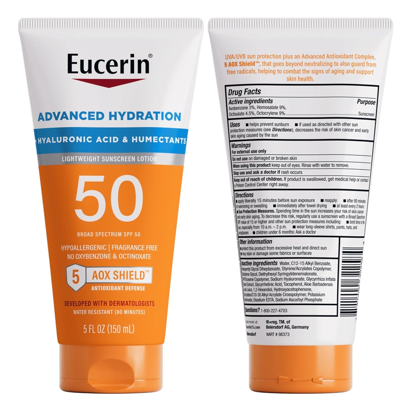 Eucerin_Sun_Advanced_Hydration_SPF_50_Sunscreen_Lotion,_Lightweight_Sunscreen_with_Hyaluronic_Acid_and_Humectants,_Hypoallergenic,_Fragrance_Free,_No_Oxybenzone_or_Octinoxate,_5_Fl_Oz_Tube