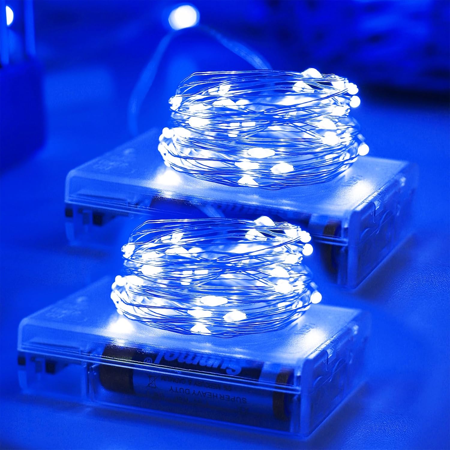 Christmas_Decorations_Blue_Fairy_String_Lights,_Battery_Operated_with_Timer,_2_Pack_Total_33FT_100_Led_Mini_Battery_Powered_Twinkle_Mason_Jar_Waterproof_Firefly_Lights_DIY_Party