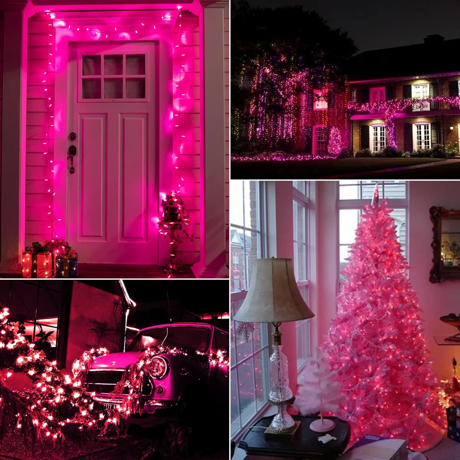 Minetom_Pink_Mini_Christmas_Lights_-_39_Feet_100_LED_Fairy_String_Lights_with_8_Lighting_Modes_Waterproof_Connectable_for_Indoor_Outdoor_Xmas_Tree_Garland_Wreath_Holiday_Valentine's_Day_Decoration